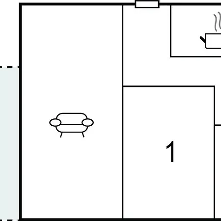 Dom wakacyjny 1 Bedroom Beautiful In